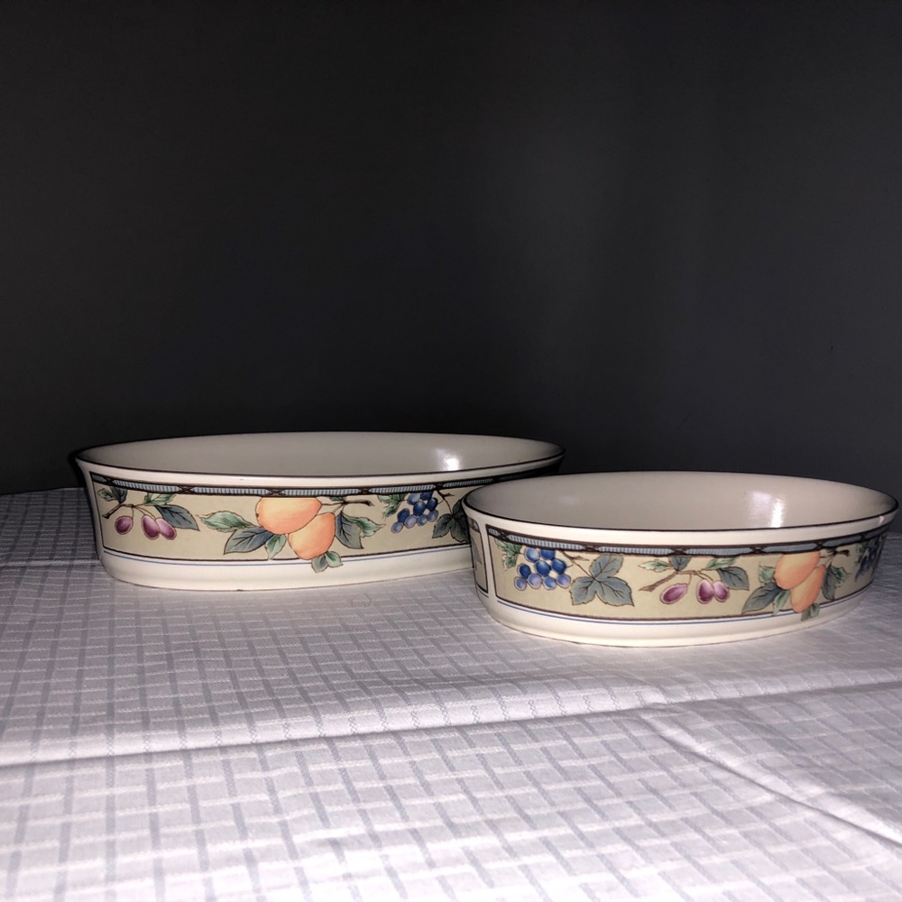 Mikasa Garden Harvest Oval Oven/Serving Bowls